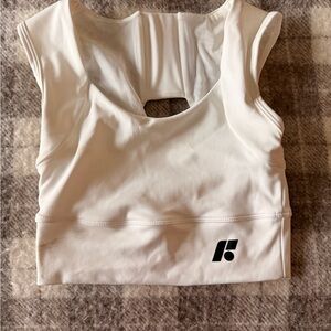 Women's White Active Tank Top